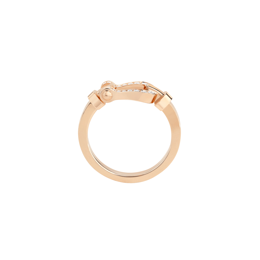 FRED Force 10 18k Rose Gold and Diamond Medium Model Ring