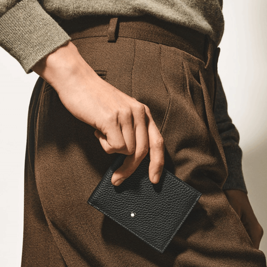 Montblanc Grain Wallet 6cc Black