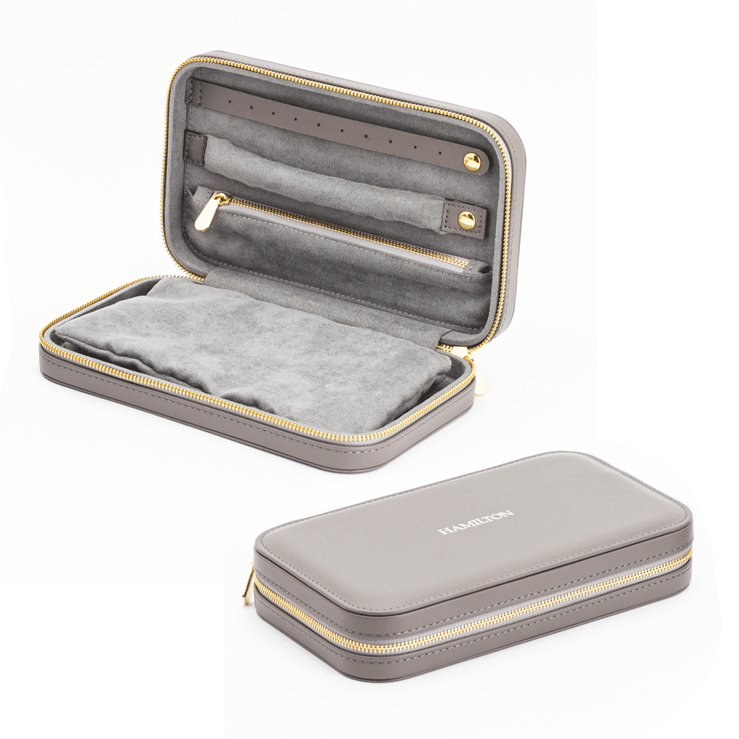 Hamilton Grey Jewelry Box