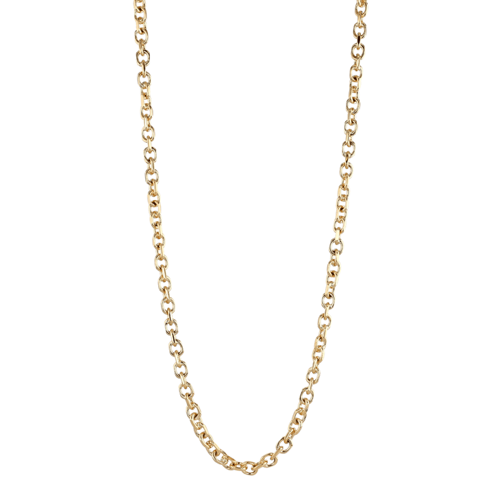 Hamilton Mens Link Collection 18k Yellow Gold 22 Inch Necklace
