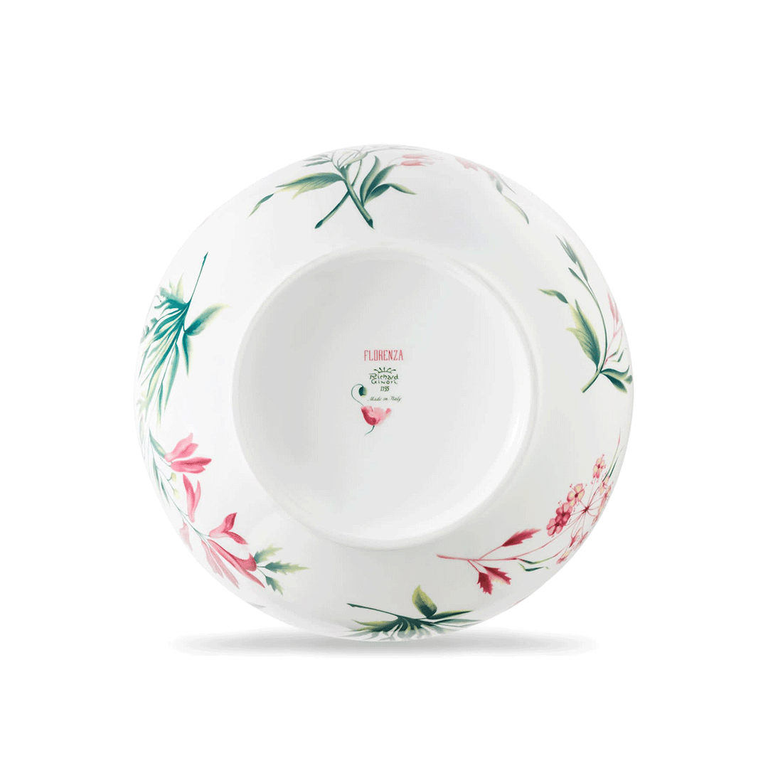 Ginori 1735 Florenza Malva Spherical Vase 12 Inch
