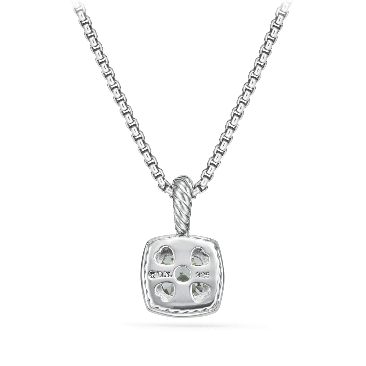 David Yurman Petite Albion® Pendant Necklace with Prasiolite and Diamonds
