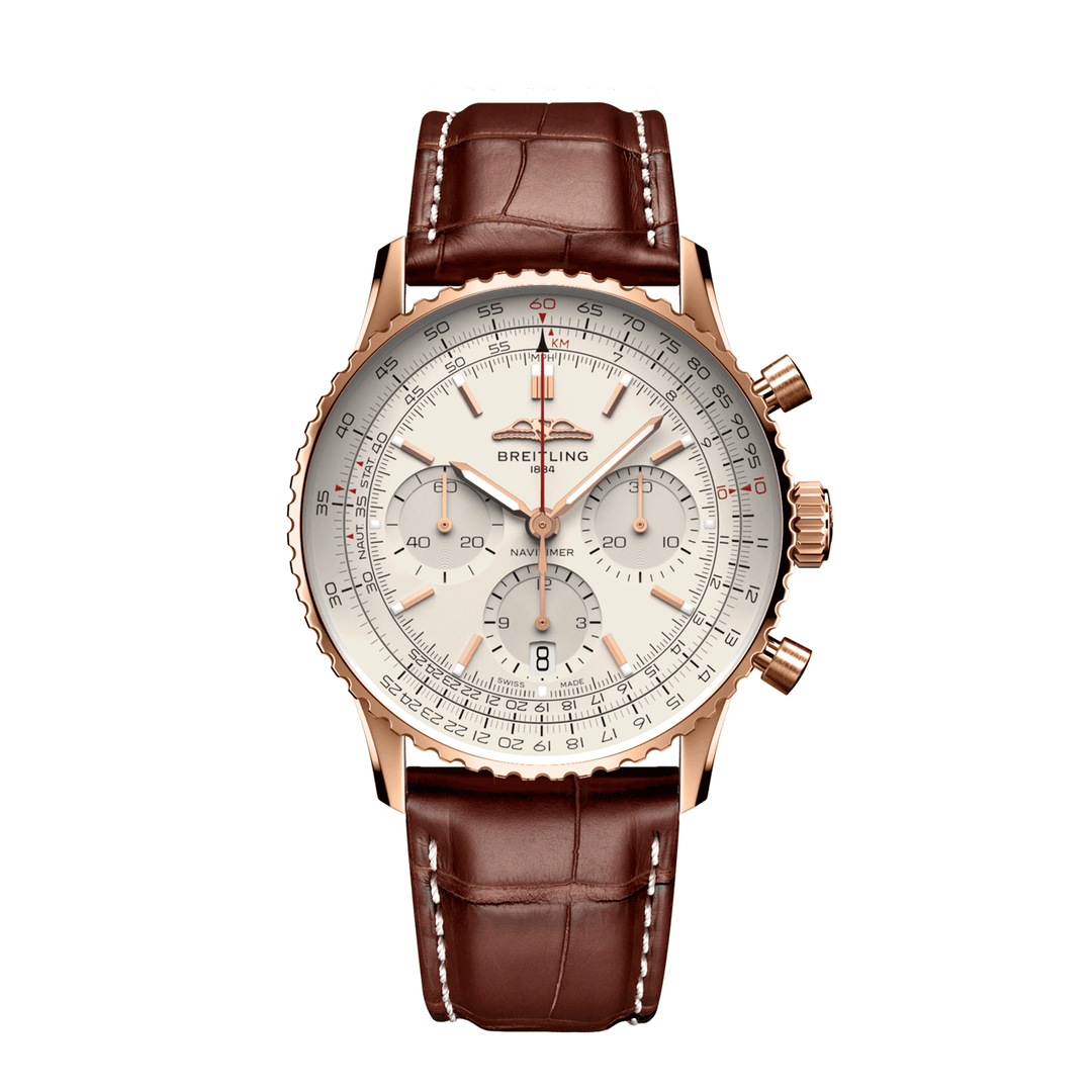 Breitling Navitimer B01 Chronograph 41mm Silver #RB0139211G1P1