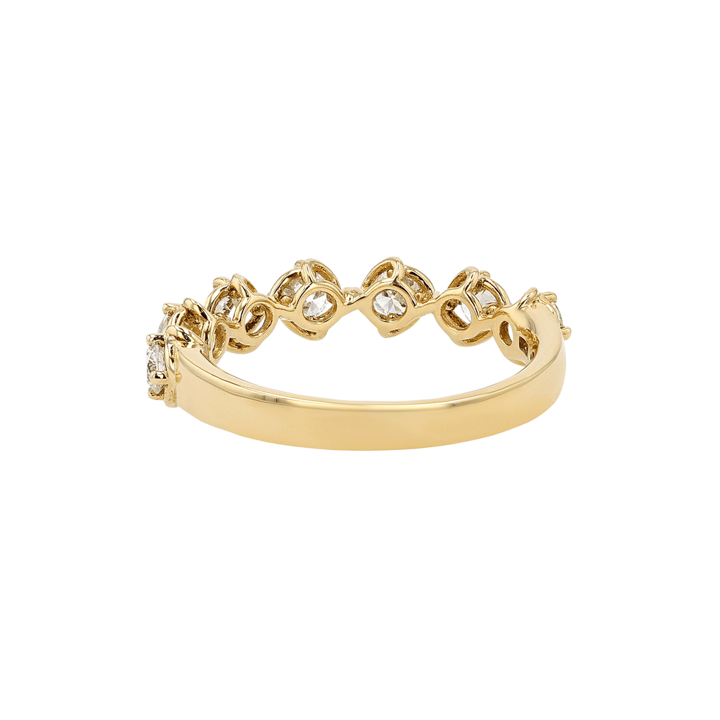 Hamilton Duet Collection 18k Yellow Gold and 0.70 Total Weight Diamond Band