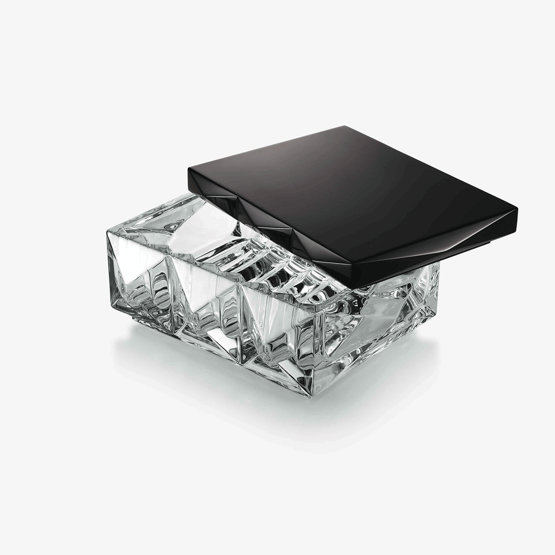 Baccarat Louxor Black and Clear Small Box