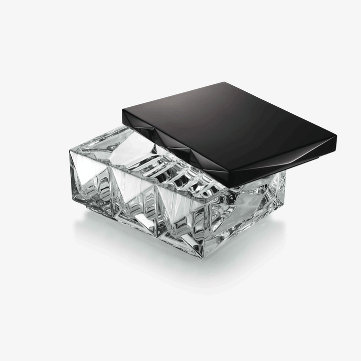 Baccarat Louxor Black and Clear Small Box