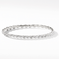 David Yurman Pavéflex Bracelet in 18k White Gold with Diamonds