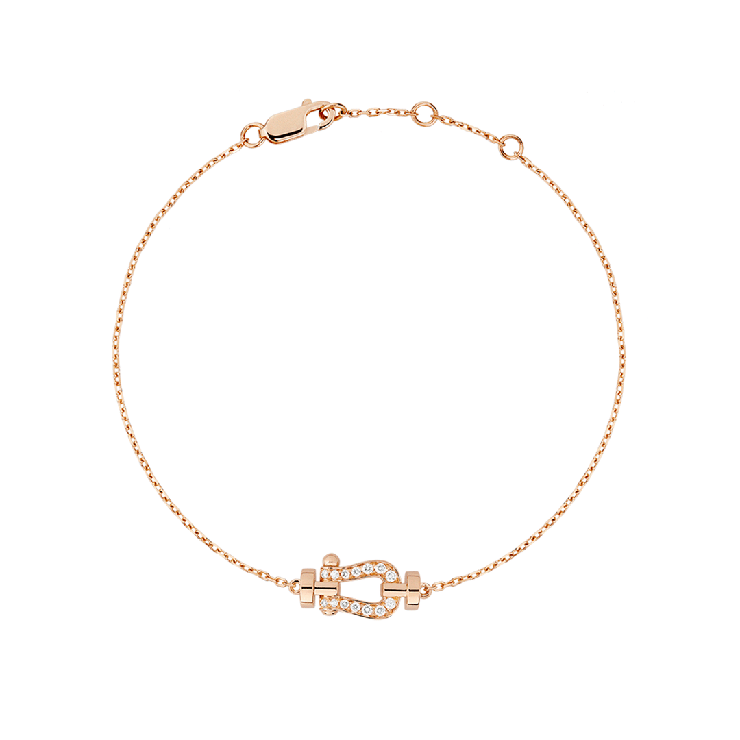 FRED Force 10 18k Rose Gold and Diamond Small Chain Bracelet, Exclusively at Hamilton Jewelers