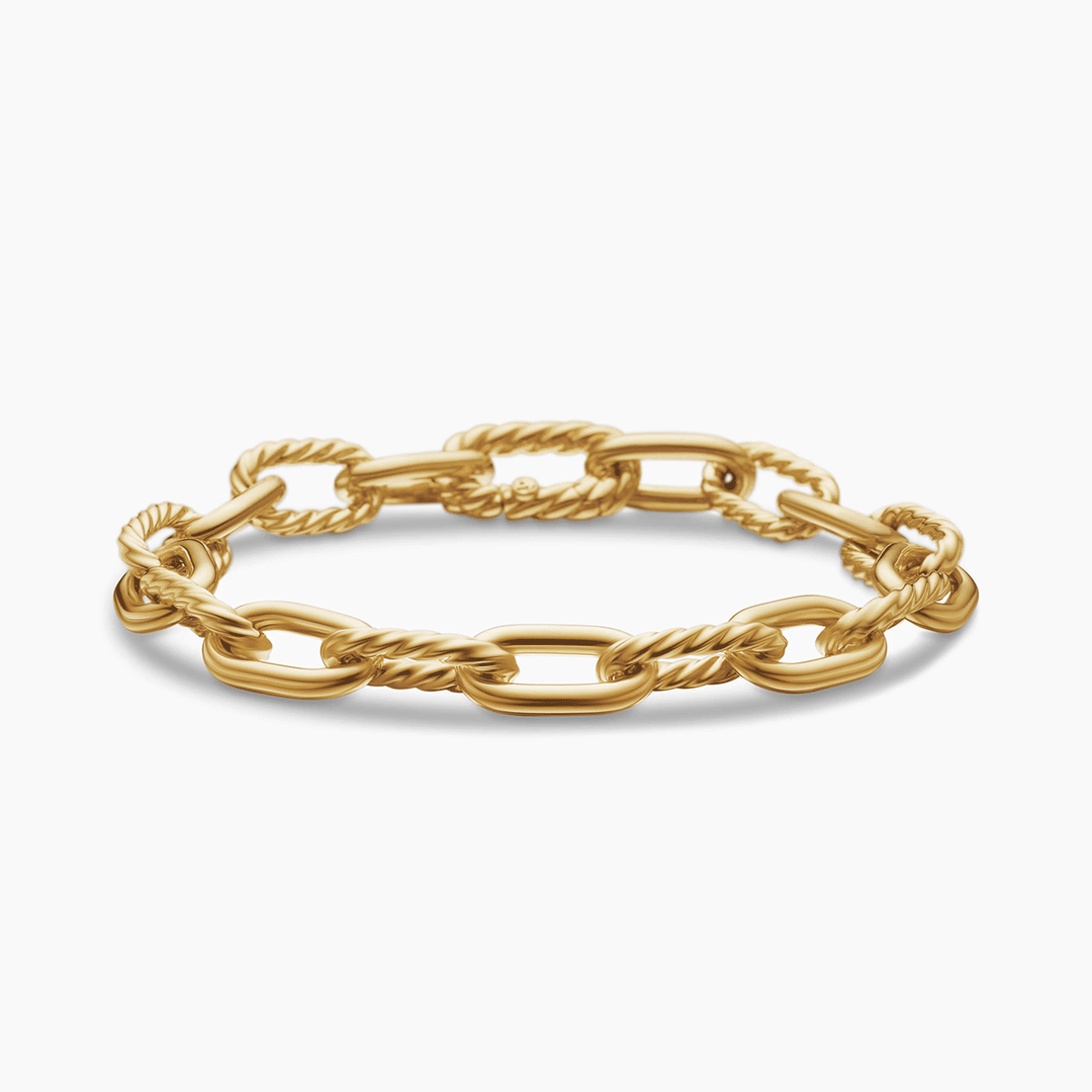 David Yurman Madison Chain Bracelet 18k Yellow Gold, 8.5mm