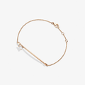 Repossi Serti 18k Rose Gold Chain Diamond Bracelet