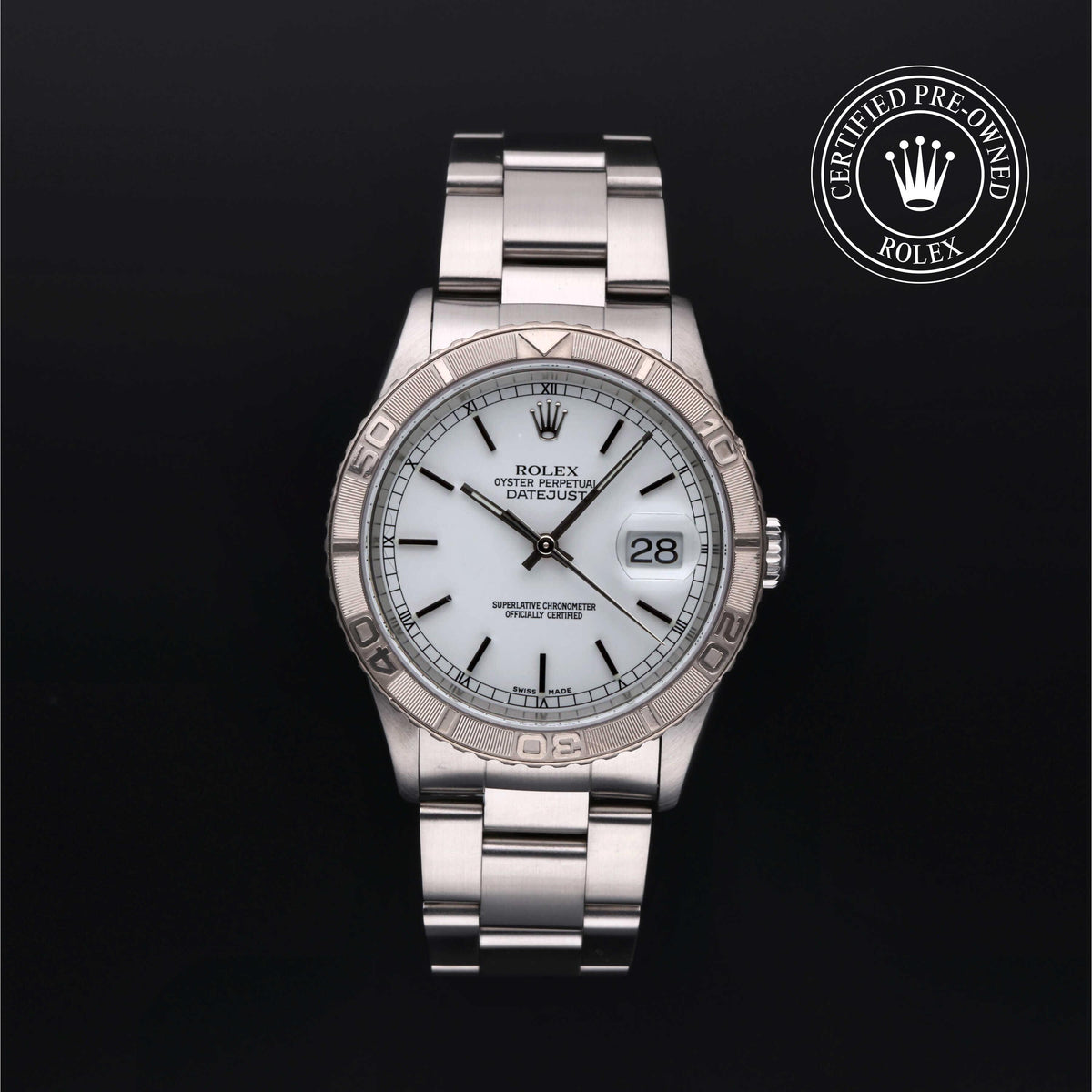 Rolex Certified Pre-Owned Datejust Turn-O-Graph M16264-0033