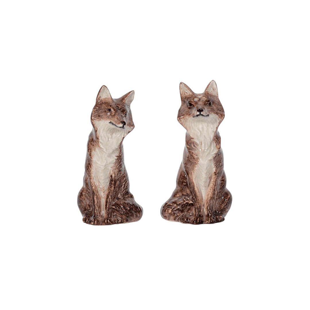 Juliska  Clever Creatures Fox Salt and Pepper Set 2pc