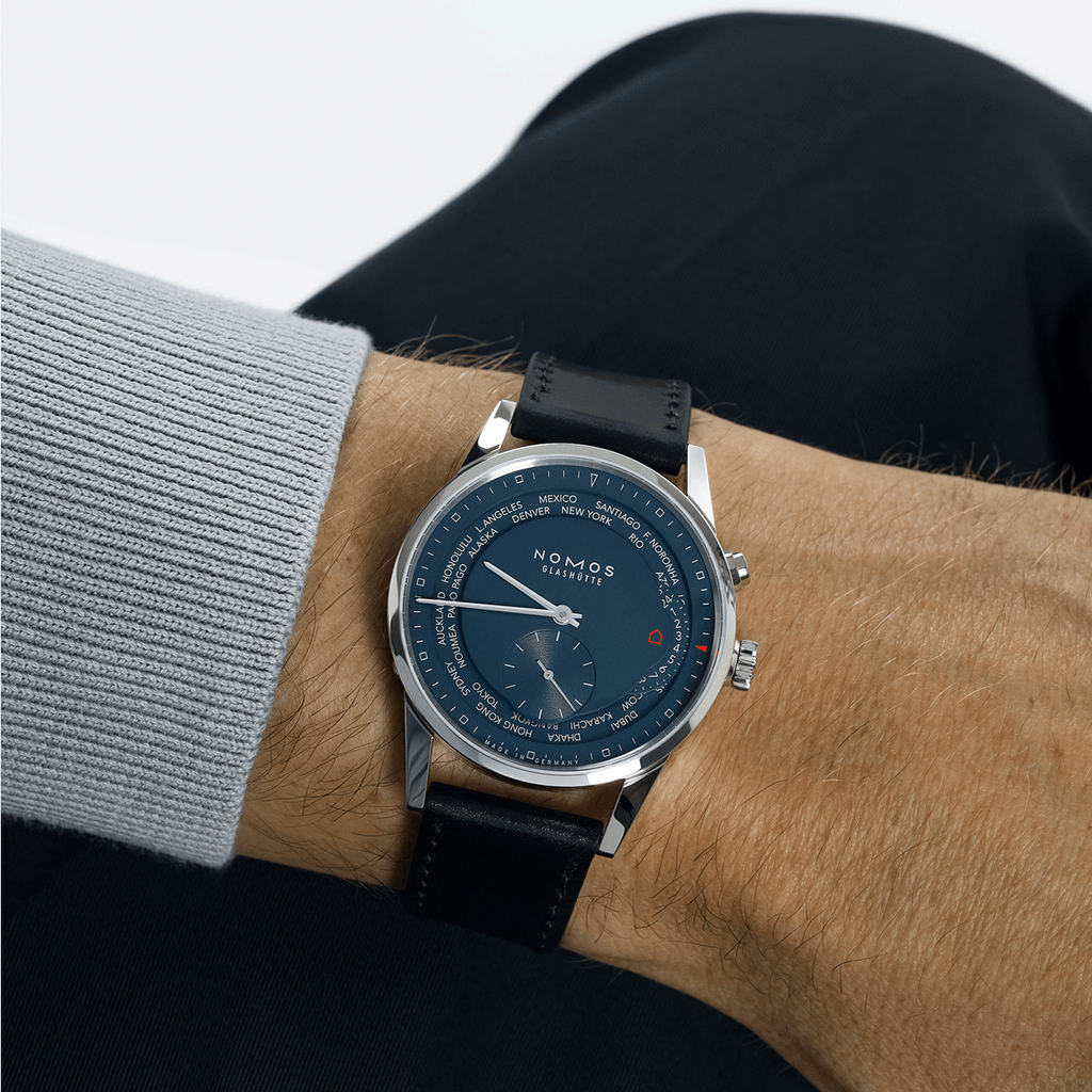 Nomos Zürich Worldtimer Midnight Blue Reference 807