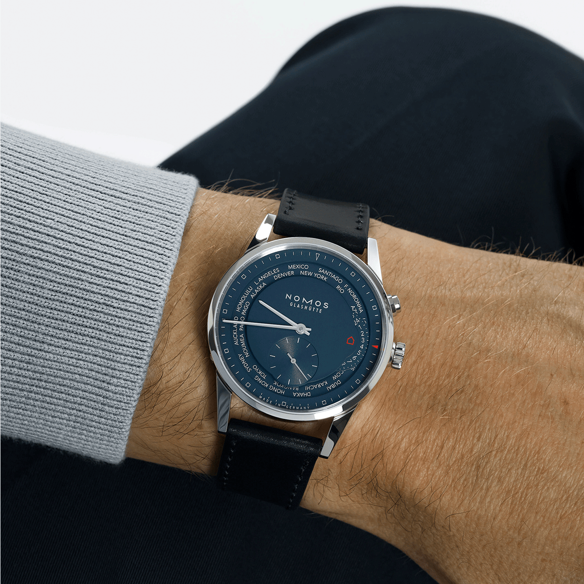 Nomos Zürich Worldtimer Midnight Blue Reference 807