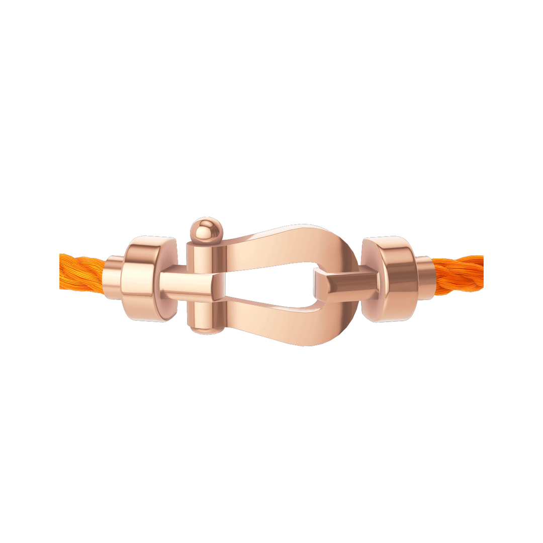 FRED Force 10 Orange Cord with 18k Rose Gold MD Buckle, Exclusively at Hamilton Jewelers