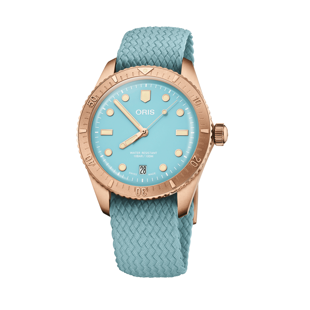 Oris Divers Sixty-Five Bronze 38mm Blue Bracelet
