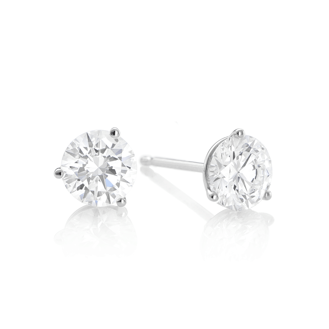 Signature Platinum 4.00 Total Weight Diamond Studs