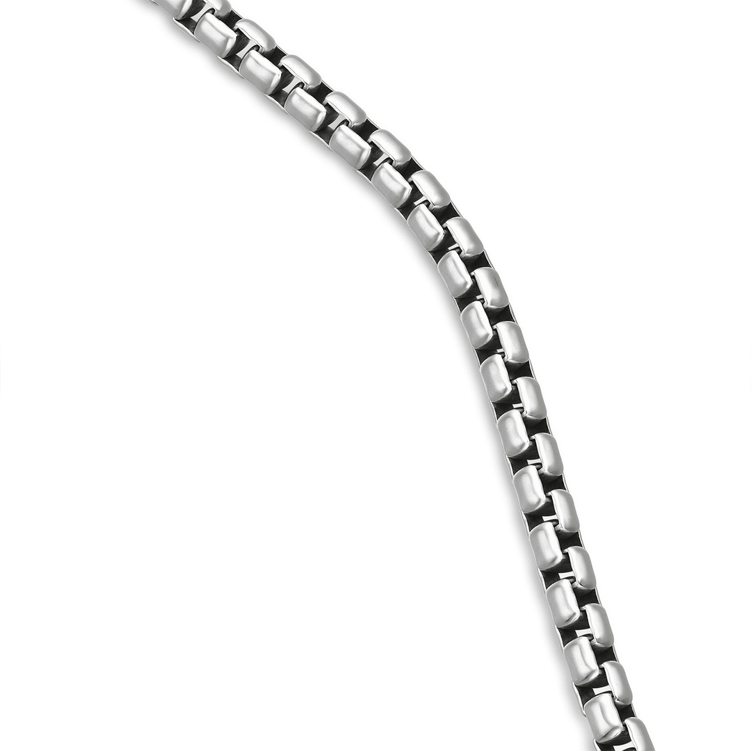 David Yurman Box Chain Necklace Sterling Silver, 5.2mm 20 Inch