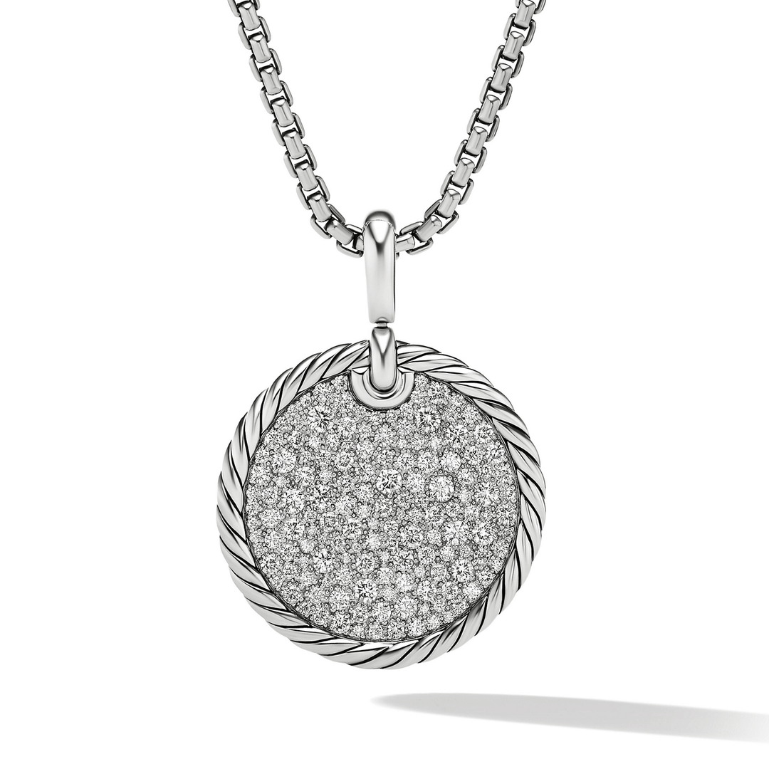 David Yurman Elements® Disc Pendant with Pavé Diamonds