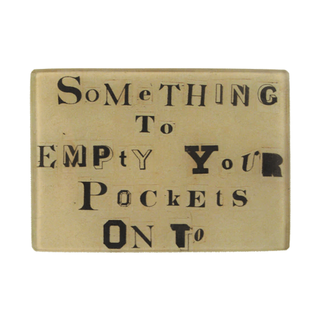 John Derian Empty Pockets Rectangle Tray