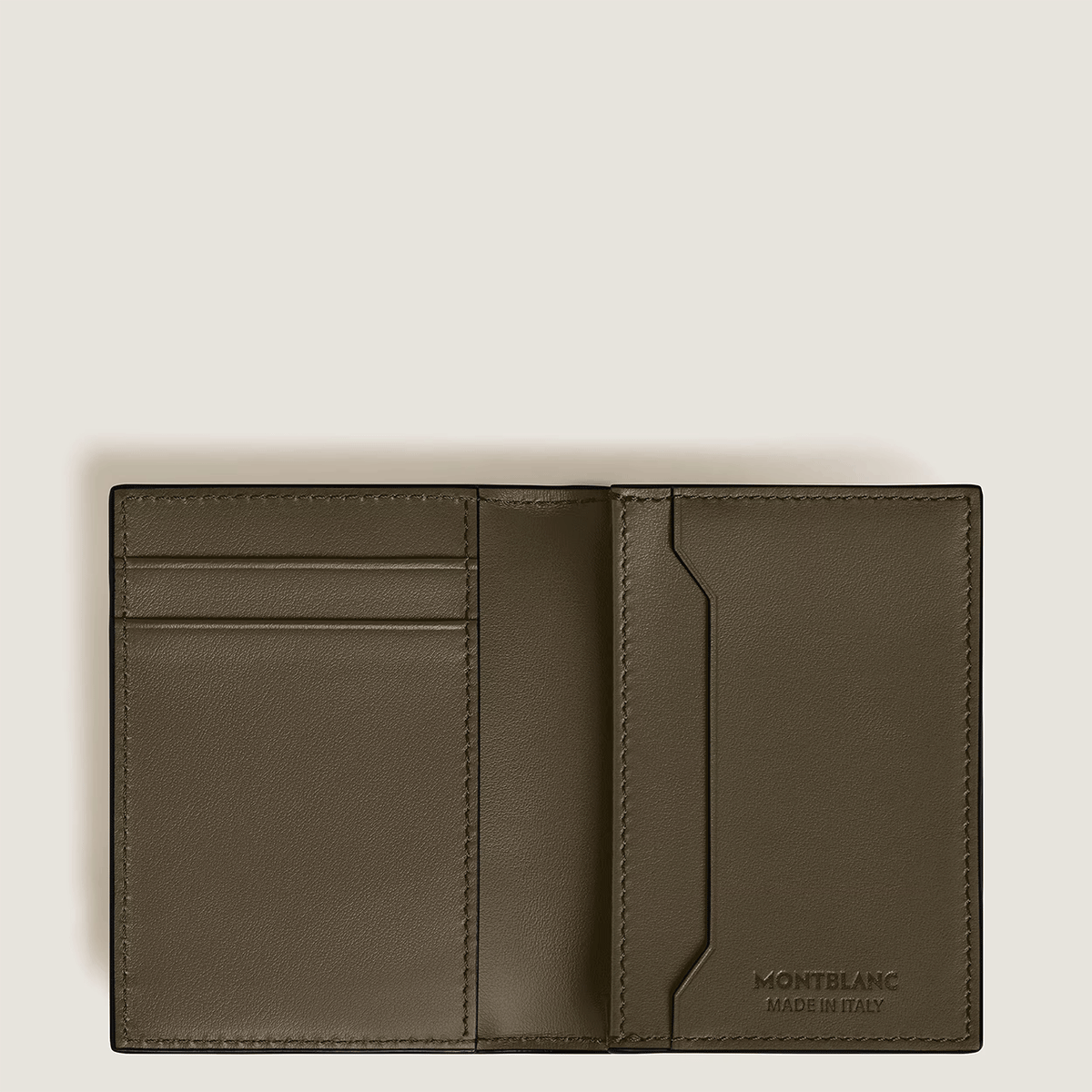 Montblanc Card Holder 4cc in Extreme Leather Khaki/Black