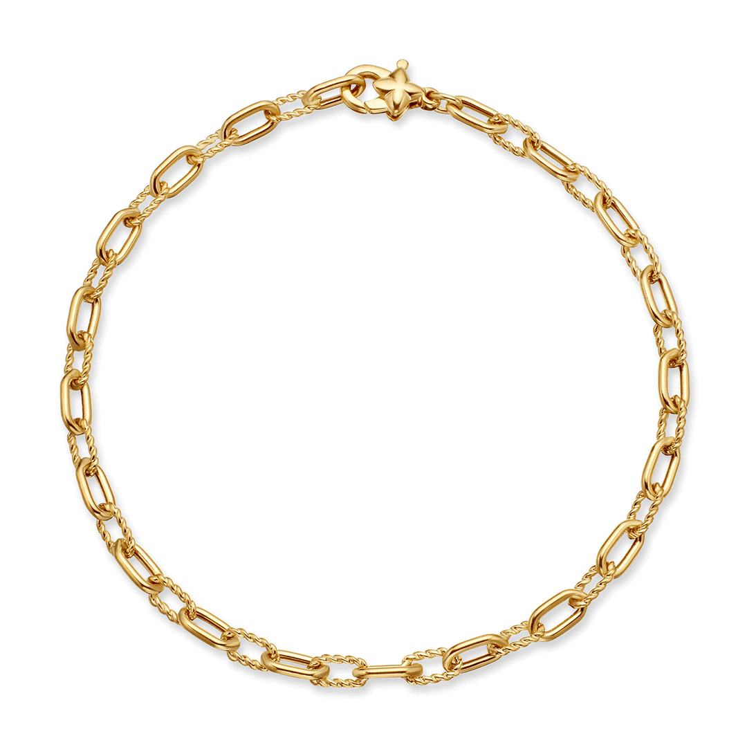 David Yurman Madison Thin Bracelet in 18k Yellow Gold, 3mm