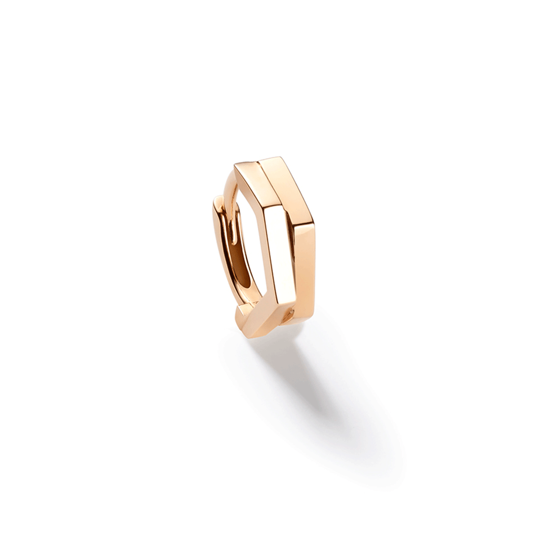 Repossi Antifer 18k Rose Gold Two Row Hoops