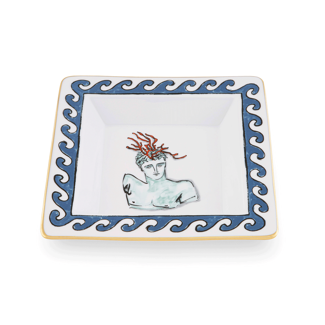 Ginori 1735 El Viaggio Nettuno White Small Change Tray