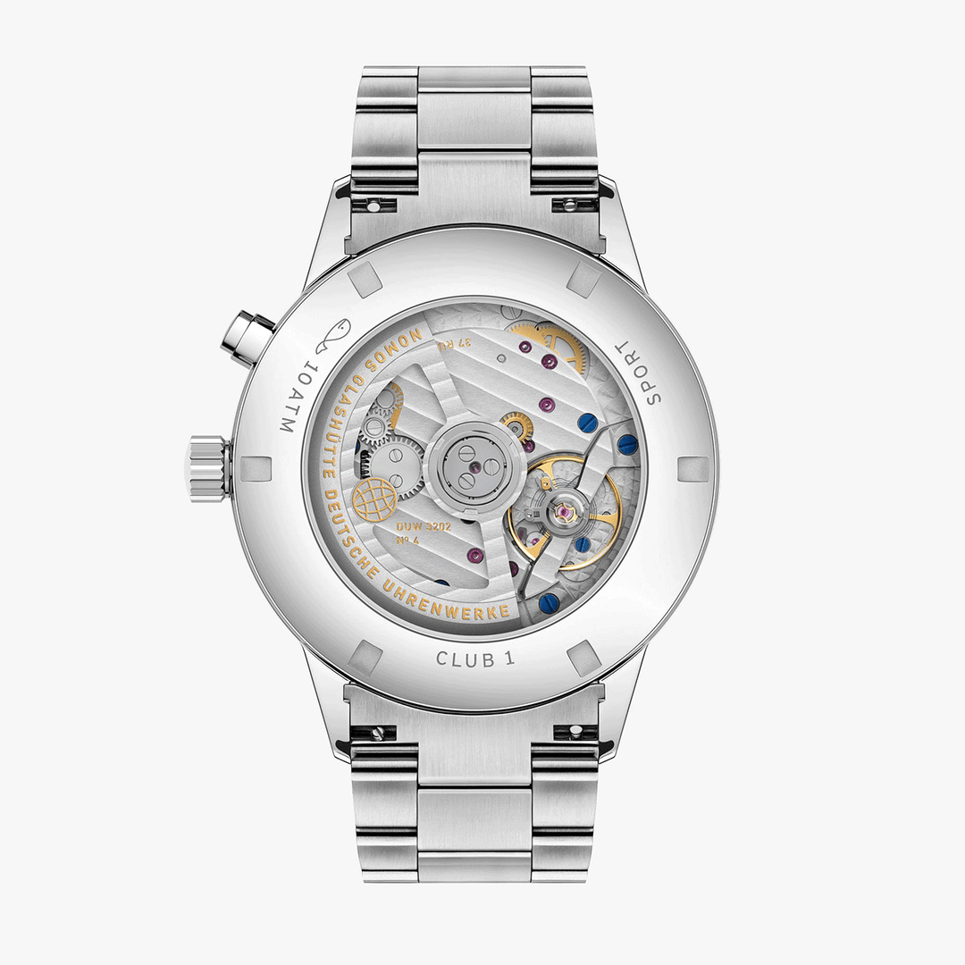 Nomos Club Sport Neomatik Worldtimer Silver #791