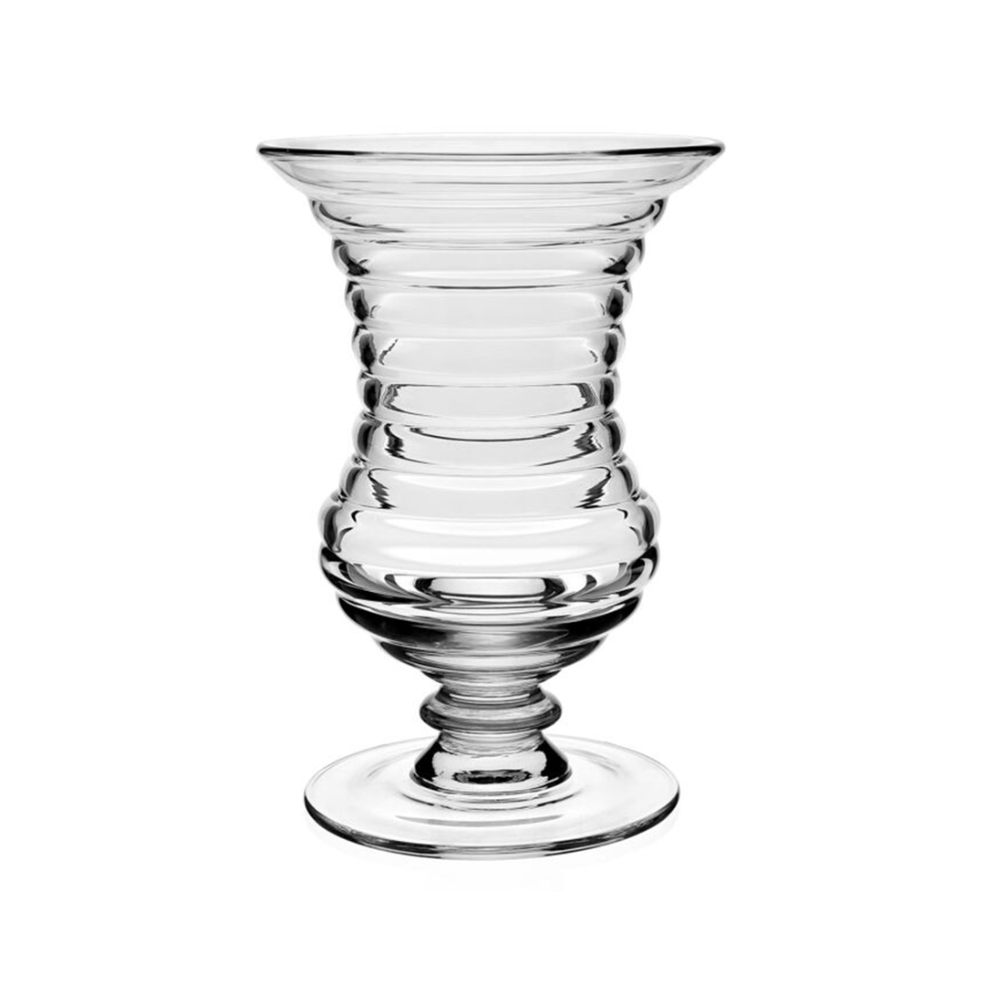 William Yeoward Ripples Footed Vase 11 Inch