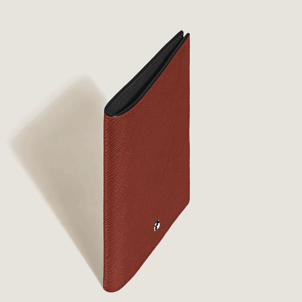Montblanc Passport Holder in Sartorial Leather Red