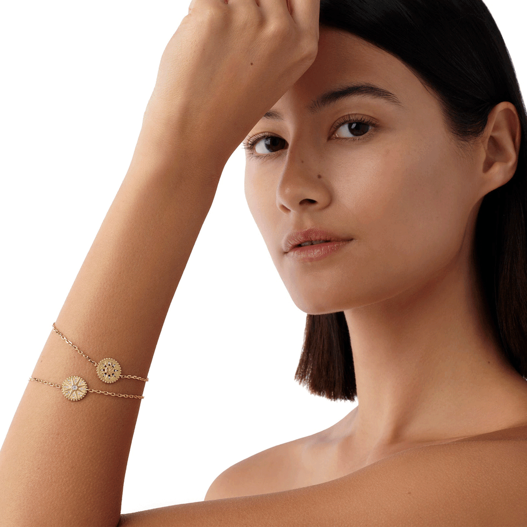 Temple St. Clair 18k Yellow Gold Orbit Star Bracelet