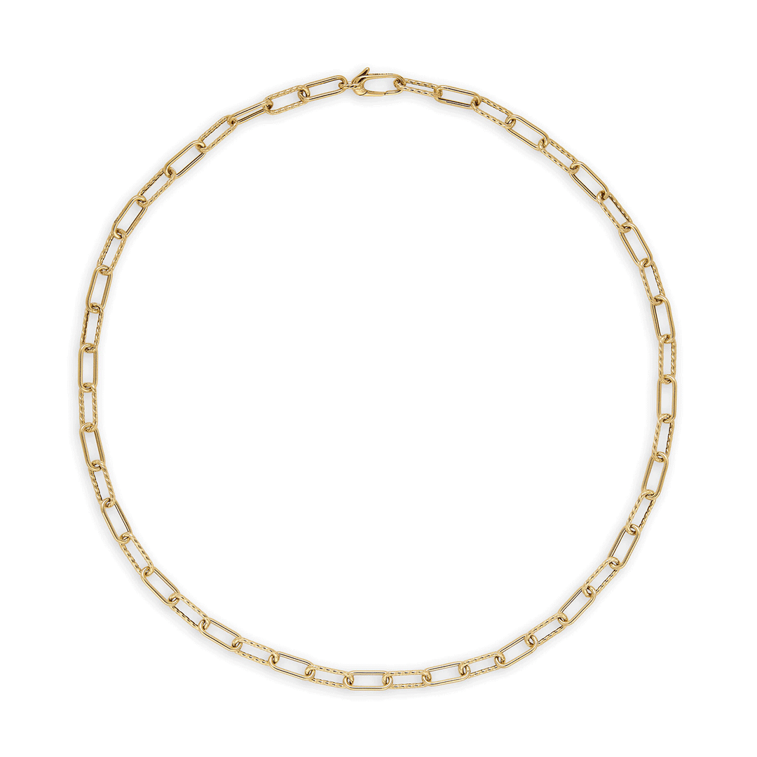 David Yurman Madison Chain Necklace 18k Yellow Gold, 4mm
