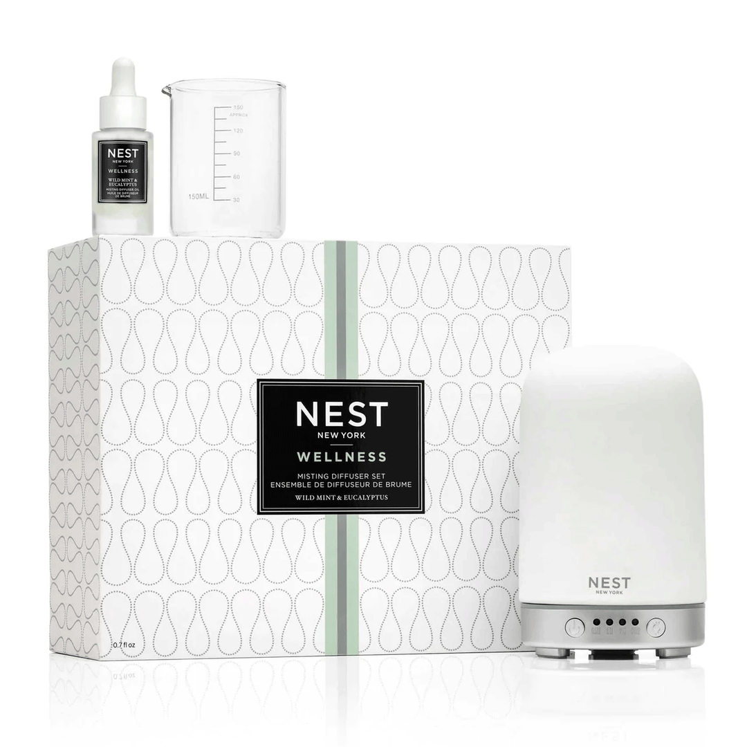 Nest New York Wild Mint & Eucalyptus Misting Diffuser Set