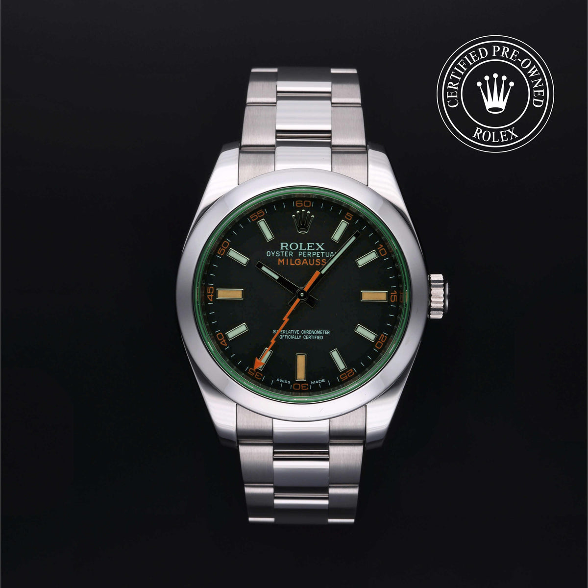 Rolex Certified Pre-Owned Milgauss M116400GV-0001