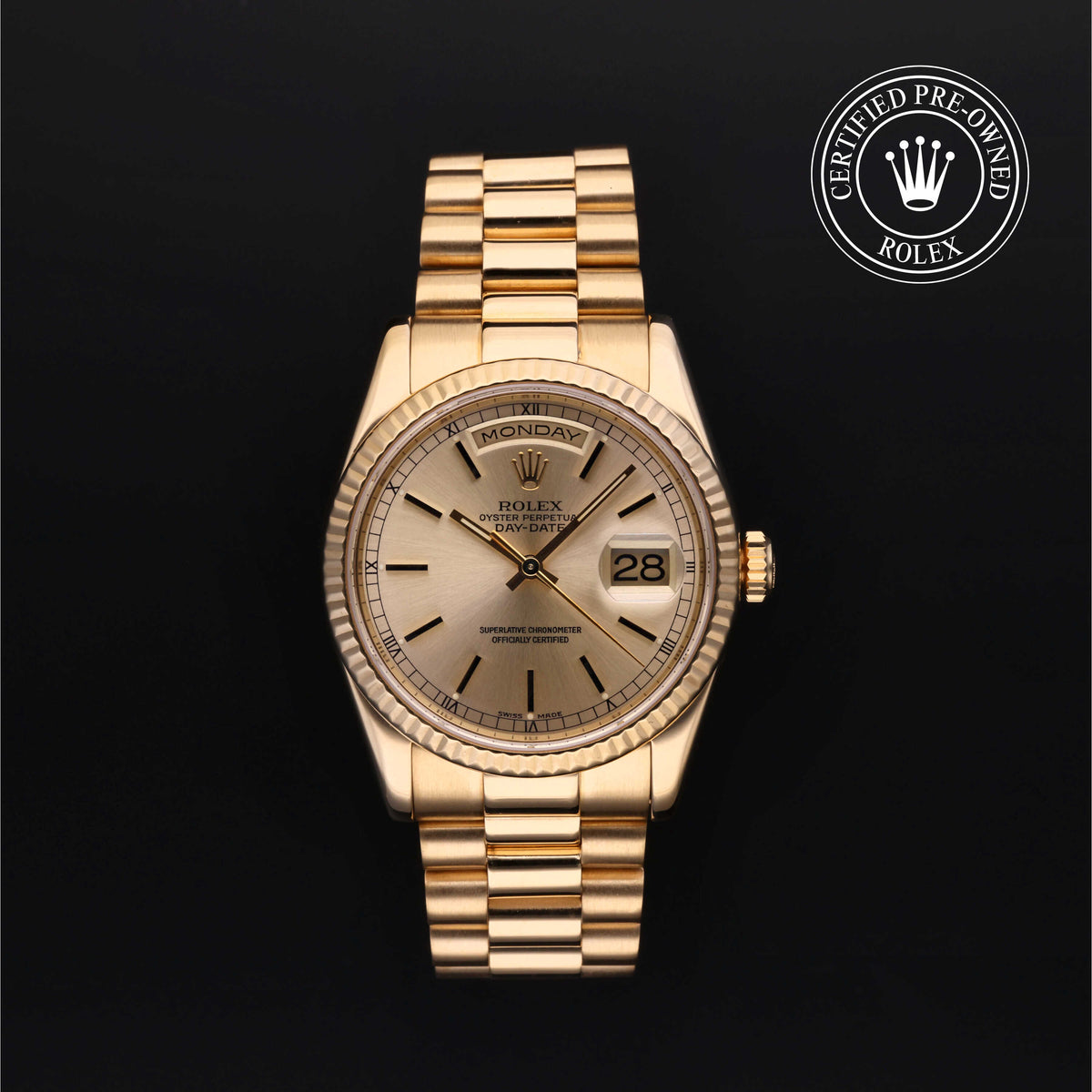 Rolex Certified Pre-Owned Day-Date 36 M118238-0009