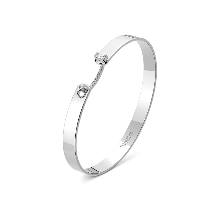 Nouvel Heritage Dinner Date GM Mood 18k White Gold Bangle