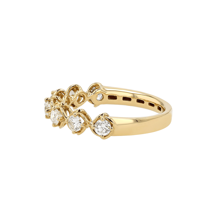 Hamilton Duet 18k Yellow Gold and Diamond Band