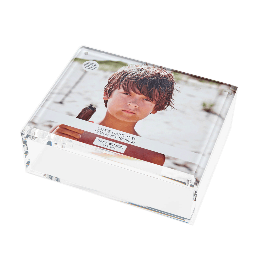 Photo Box Clear Large 8 x 10