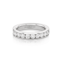 Hamilton Duet Collection 18k White Gold and 1.00 Total Weight Diamond Wedding Band