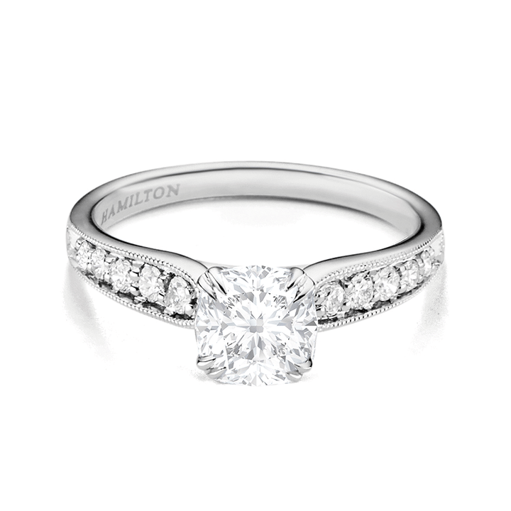 Hamilton Cherish Micro Prong and .50CT Diamond Ring