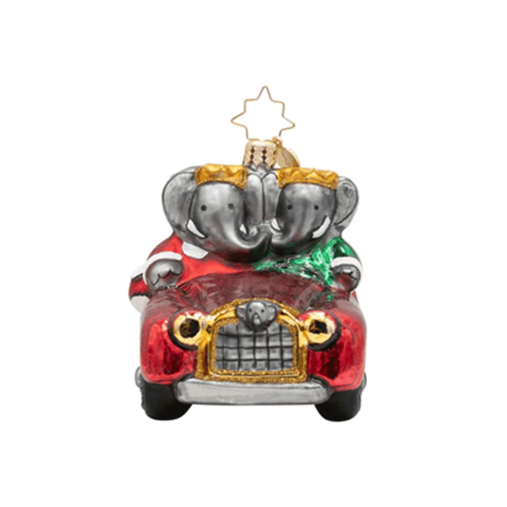 Christopher Radko Babar & Celeste's Royal Ride Ornament