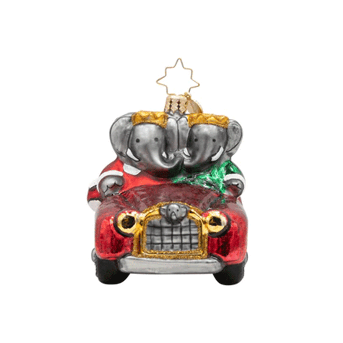 Christopher Radko Babar & Celeste's Royal Ride Ornament