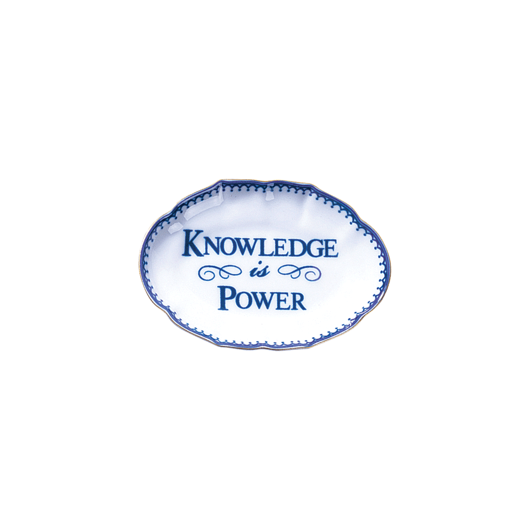 Mottahedeh Knowledge is Power Tray