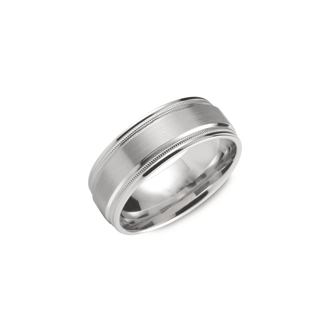 14k Gold Satin Wedding Band