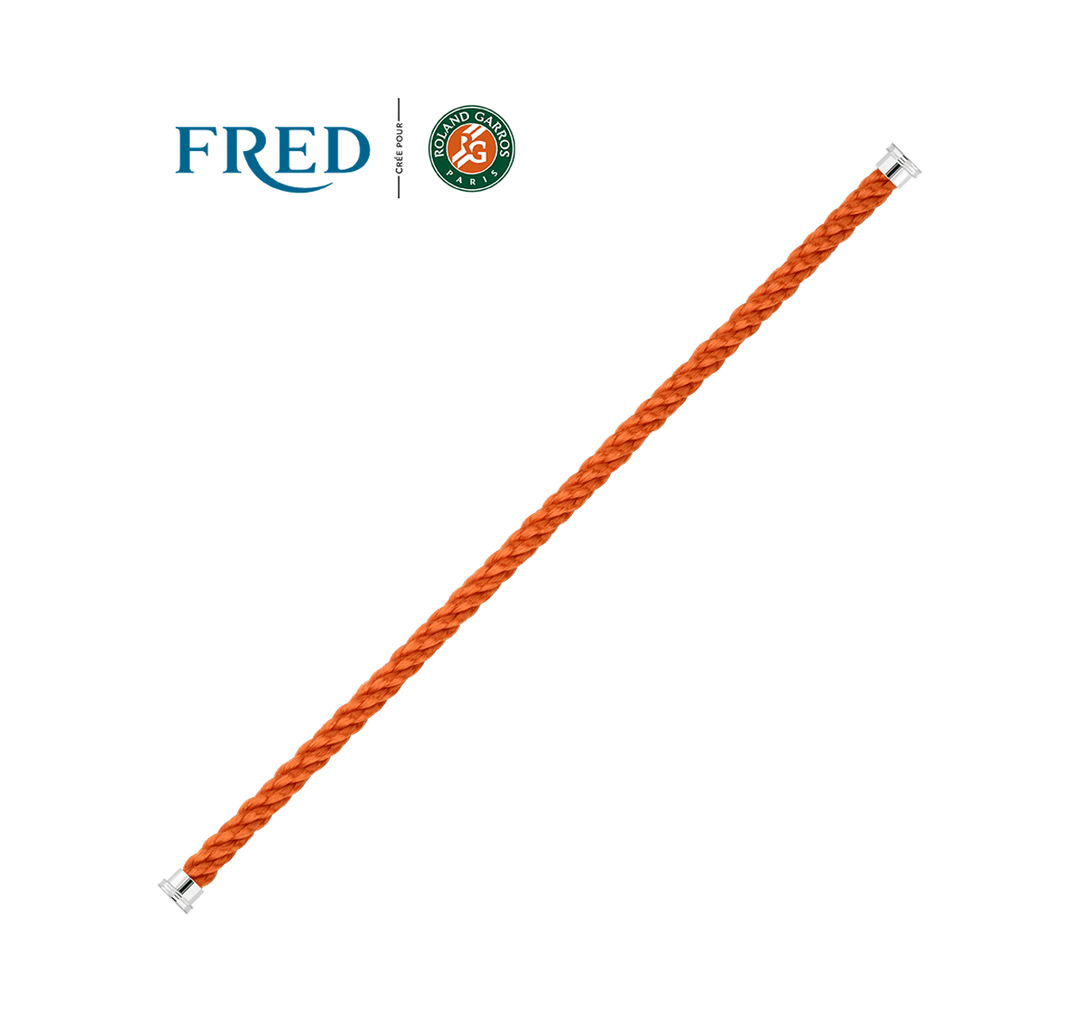 FRED Terracotta Cable for Large Model Bracelet Steel End Caps