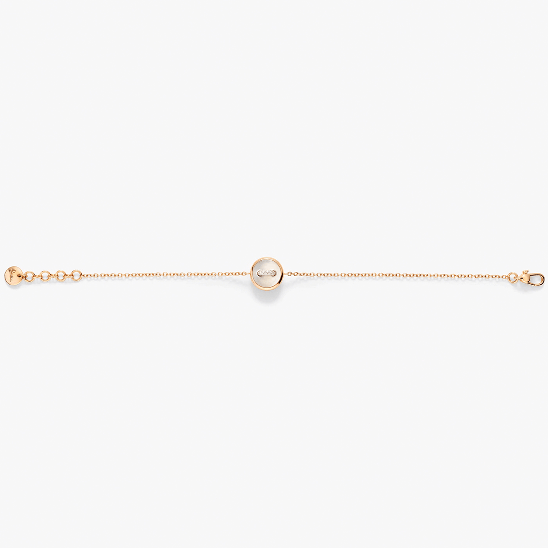 Pomellato Pom Pom Dot 18k Rose Gold Mother of Pearl Bracelet