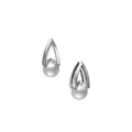 Mikimoto M Collection 18k White Gold Akoya Pearl Earrings