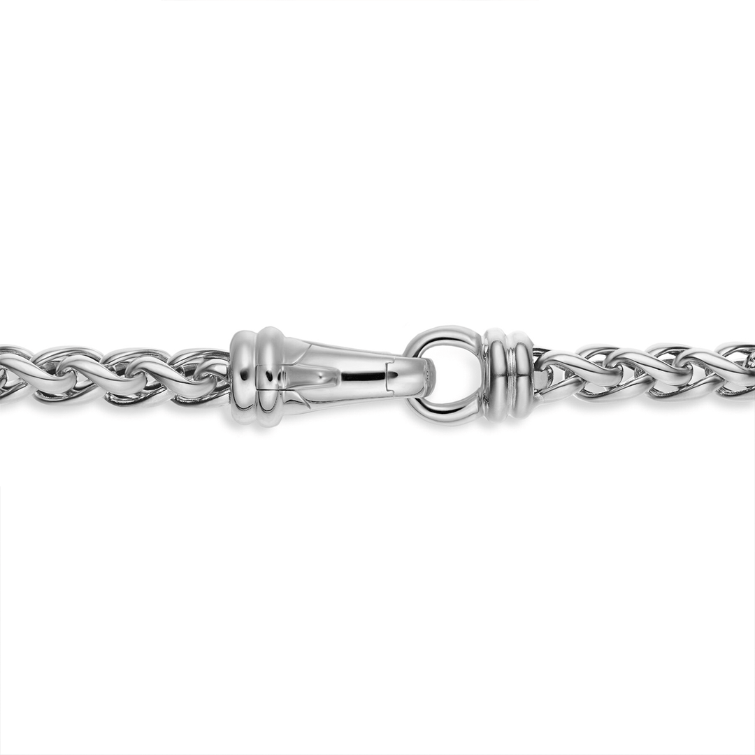 David Yurman Wheat Chain Necklace Sterling Silver, 4mm 22 Inch