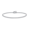 Hamilton Select Collection 14k Gold Natural Diamond Line Bracelet